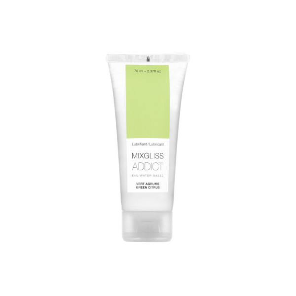 Lubrifiant Mixgliss eau Addict Vert agrume 70 ML 